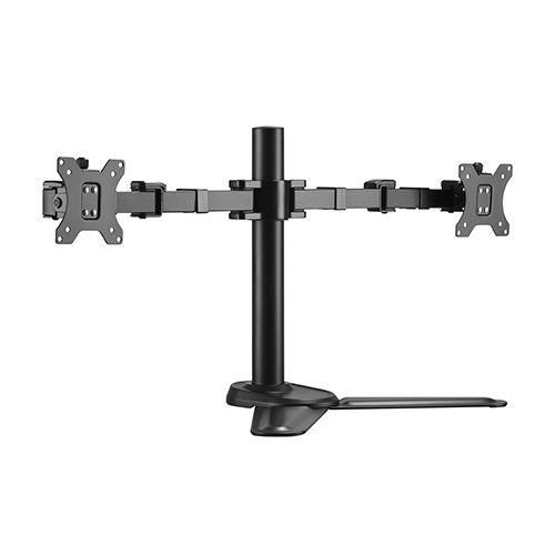Brateck Brateck Dual Free Standing Monitors Affordable Steel Articulating Monitor Stand Fit Most 17"-32" Monitors Up to 9kg p