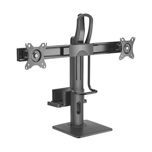 Brateck Brateck Dual Screens Vertical Lift Monitor Stand With Thin Client CPU Mount  Fit Most 17"-27" Monitor Up to 6kg per s