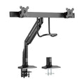 Brateck Brateck Dual Monitors Select Gas Spring Aluminum Monitor Arm Fit Most 17‘-35’ Monitors Up to 10kg per screen VESA 75x