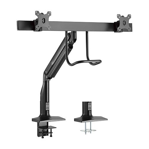 Brateck Brateck Dual Monitors Select Gas Spring Aluminum Monitor Arm Fit Most 17‘-35’ Monitors Up to 10kg per screen VESA 75x