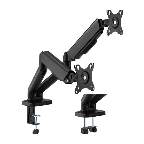 Brateck Brateck Cost-Effective Spring-Assisted Dual Monitor Arm Fit Most 17"-32" Monitor Up to 9KG VESA 75x75,100x100(Black)