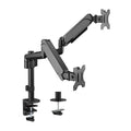 Brateck Brateck Dual Monitors Pole-Mounted Gas Spring Monitor Arm Fit Most 17"-32" Monitors Up to 9kg per screen VESA 75x75/1
