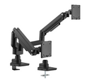 Brateck Brateck Fabulous Pole-Mounted Gas Spring Dual Monitor Arm Fit Most 17"-35" Monitors, Up to 20kg per screen VESA 75x75