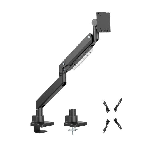 Brateck Brateck LDT80-C012 Super Heavy-Duty Gas Spring Monitor Arm For most 17"~57" Monitors, Fit Curved Monitor, Matte Black