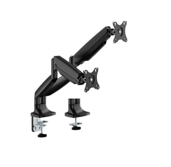 Brateck Brateck LDT82-C024-BK Dual Screen Heavy-Duty Gas Spring Monitory Arm with For most 17"~35" Monitors, Matte Black