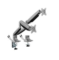 Brateck Brateck LDT82-C024UC Dual Screen Heavy-Duty Gas Spring Monitory Arm with USB Ports For most 17"~35" Monitors, Matte S