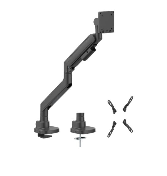 Brateck Brateck LDT87-C012-B Titan Heavy-Duty Gas Spring Monitor Arm Black,Fit Screen Size: 24"-57" Up to 27 KG (LS)