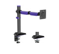 Brateck Brateck LDT89-C012 Amethyst Articulating Gaming Monitor Arm Matte Black, Fit Screen Size: 17"-40" Up to 12 KG, VESA 7