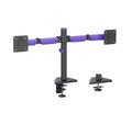 Brateck Brateck LDT89-C024 Matte Black Amethyst Articulating Gaming Dual Monitor Arm,  Fit Screen Size: 17"-32", Screen Quant