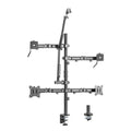 Brateck Brateck Dual-Monitor All-in-One Studio Setup Desktop Mount Fit17"-32" Weight Capacity Up to 9kg, Fit Curved Monitor (