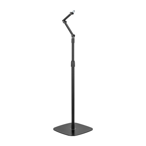 Brateck Brateck Stylish Height Adjustable Microphone Floor Stand(Matte Black  Light Grey) 320x320x1694mm (LS)