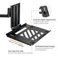 Brateck Brateck Adjustable Laptop Tray For Monitor Arms Fits12-17"  with standard 75x75 VESA plate (LS)
