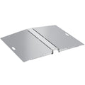 Brateck Brateck Two-Sided Aluminum Wheelchair Threshold Ramp, Silver Color, 1114x920x60mm, Weight Capacity 300kg (LS)