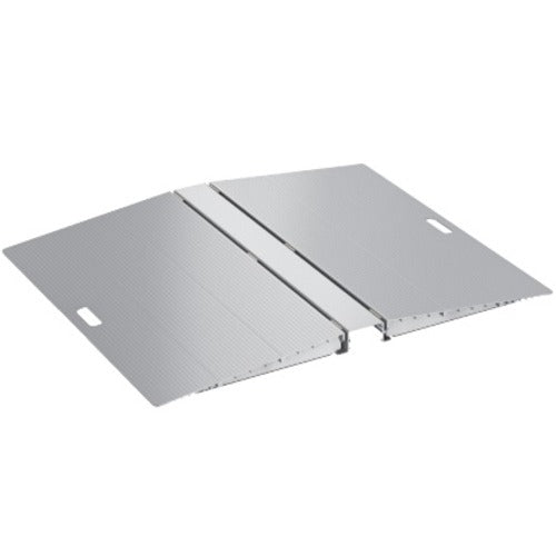 Brateck Brateck Two-Sided Aluminum Wheelchair Threshold Ramp, Silver Color, 1114x920x60mm, Weight Capacity 300kg (LS)