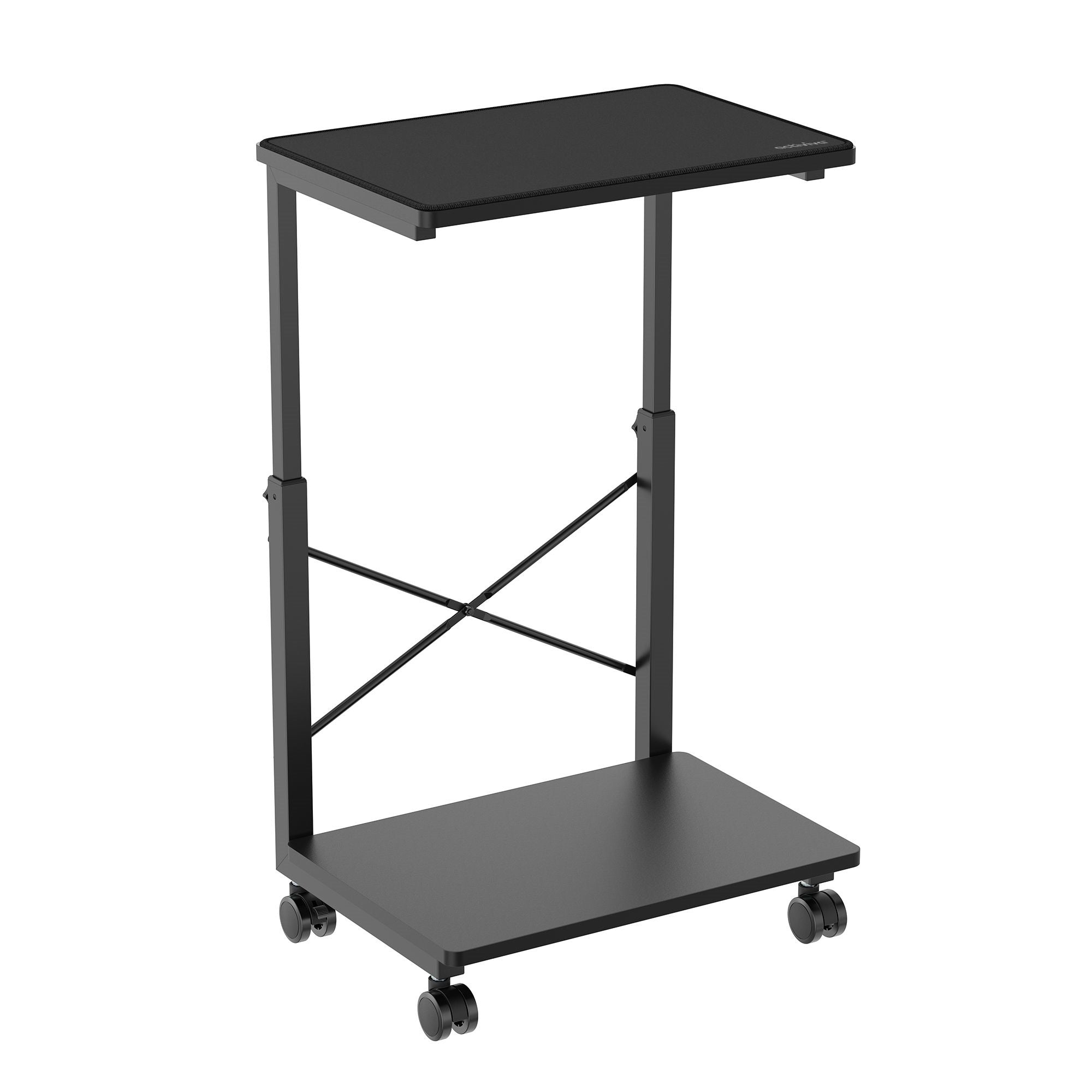 mbeat® activiva Height Adjustable PC  Printer Storage Stand Black Adjustable Shelf Height: 55/60/65/70/75/80/85cm Package Weight: 8.10kg