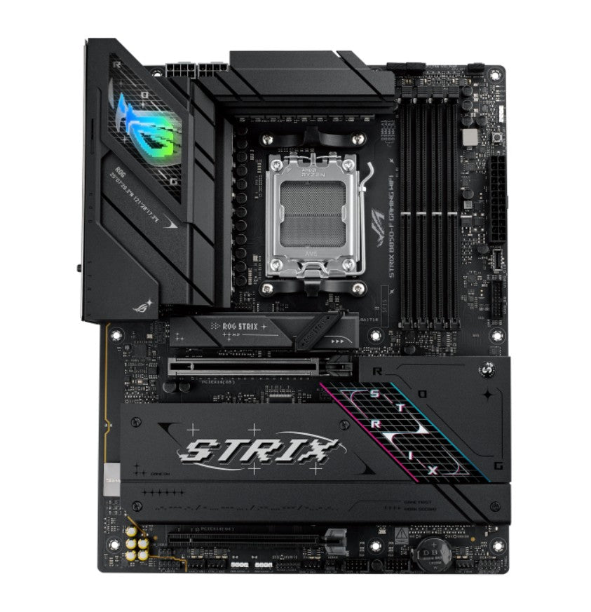 ASUS ASUS AMD ROG STRIX B850-F GAMING WIFI  (AM5) ATX Motherboard, DDR5 192GB, 1x PCIe 5.0 x16 slot, 4 xM.2 slots, 2x SATA, W