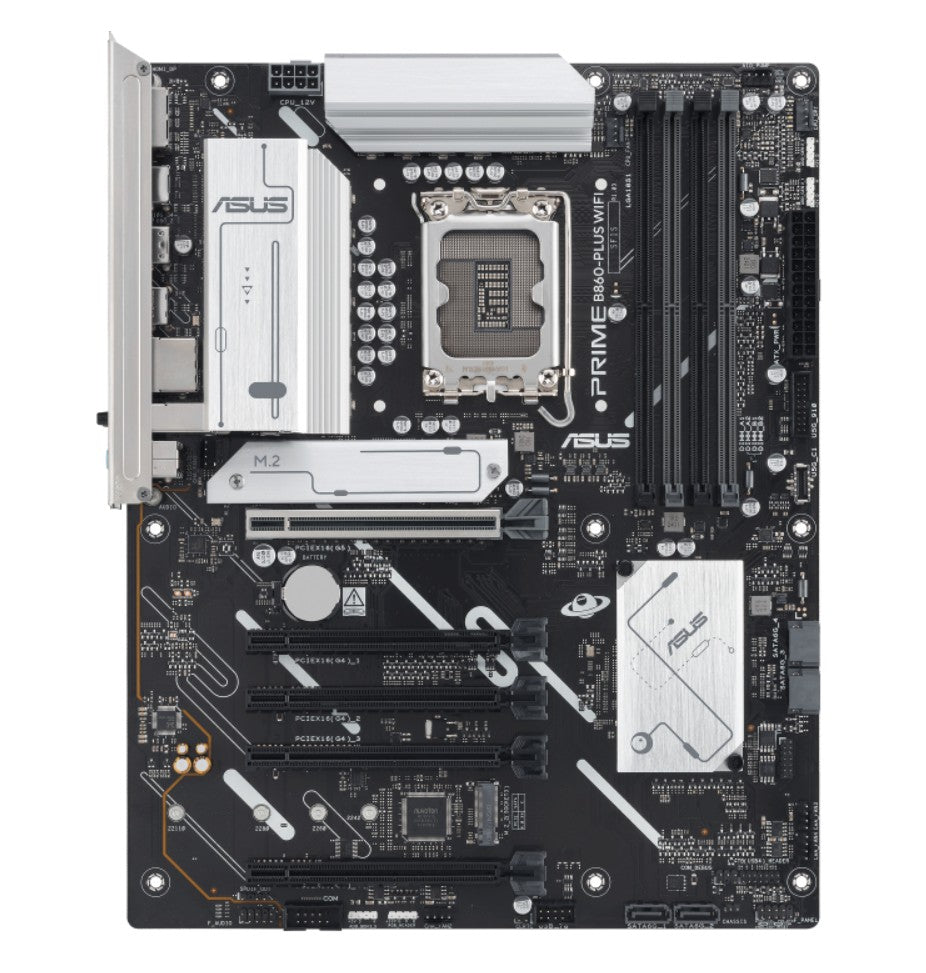 ASUS ASUS PRIME B860-PLUS WIFI-CSM ATX Motherboard, 2x M.2 slots, 4x SATA, WiFi 6E