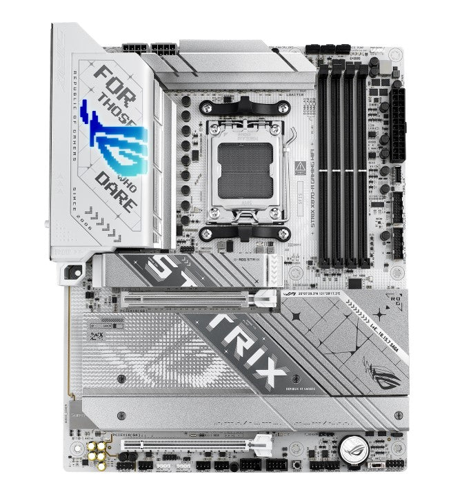 ASUS ASUS AMD ROG STRIX X870-A GAMING WIFI (AM5) ATX Motherboard, DDR5 192GB, 1x PCIe 5.0 x16 slot, 4 x M.2 slots, 2x SATA, W