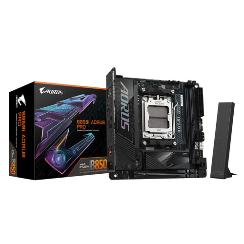 Gigabyte (LS) Gigabyte B850I AORUS PRO 1.0, AMD AM5, 2 x DDR5 up to 128 GB,  1 x HDMI, 1x PCI Express x16, 2 x M.2, 2 x SATA,