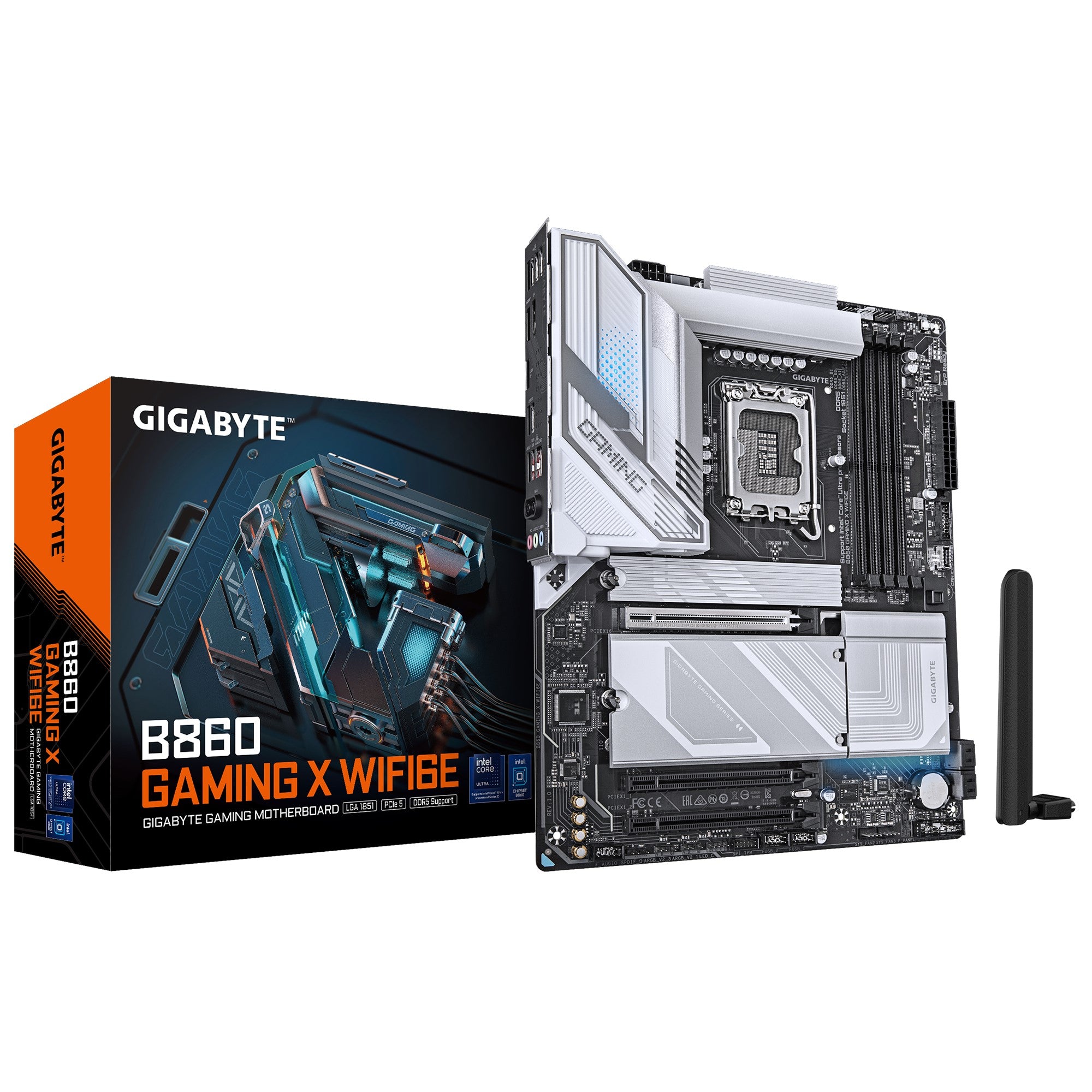 Gigabyte Gigabyte M/B B860 GAMING X WIFI6E,  Intel ® B860, 4 x DDR5 up to 256 GB, 1x HDMI, 3 x PCI Express x16, 3 x M.2, 4 x 