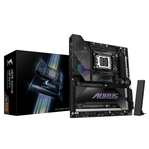 Gigabyte X870 AORUS ELITE WIFI7 AMD AM5 ATX Motherboard 4x DDR5~256GB,3x PCIe x16, 4x M.2, 4x SATA 6, 4x USB 3.2, 4x USB2.0, 2x USB-C,