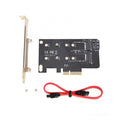 Simplecom (LS)Simplecom EC412 Dual M.2 (B Key and M Key) to PCI-E x4 and SATA 6G Expansion Card