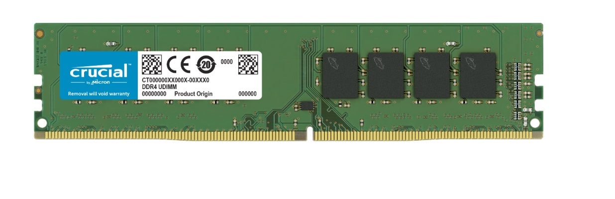 Micron (Crucial) Crucial 8GB (1x8GB) DDR4 UDIMM 3200MHz CL22 Dual Ranked x8 Single Stick Desktop PC Memory RAM