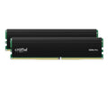Micron (Crucial) Crucial Pro 32GB (2x16GB) DDR4 UDIMM 3200MHz CL22 Black Heat Spreader Support Intel XMP AMD Ryzen Desktop PC
