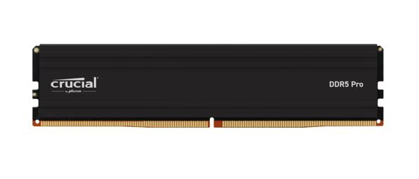 Micron (Crucial) Crucial Pro 64GB (1x64GB) DDR5 UDIMM 5600MHz CL46 Black Heat Spreader Support Intel XMP AMD Ryzen Desktop PC