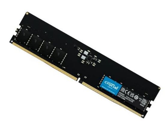 Micron (Crucial) Crucial 8GB (1x8GB) DDR5 UDIMM 4800MHz CL40 Desktop PC Memory