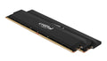 Micron (Crucial) Crucial Pro 64GB (2x32GB) DDR5 UDIMM 6000MHz CL40 Black Heat Spreader Support Intel XMP AMD Ryzen Desktop PC