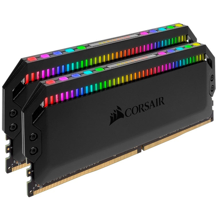 Corsair Corsair Dominator Platinum RGB 32GB (2x16GB) DDR4 3200MHz C16 XMP 2.0 Black Desktop PC Gaming Memory(LS)