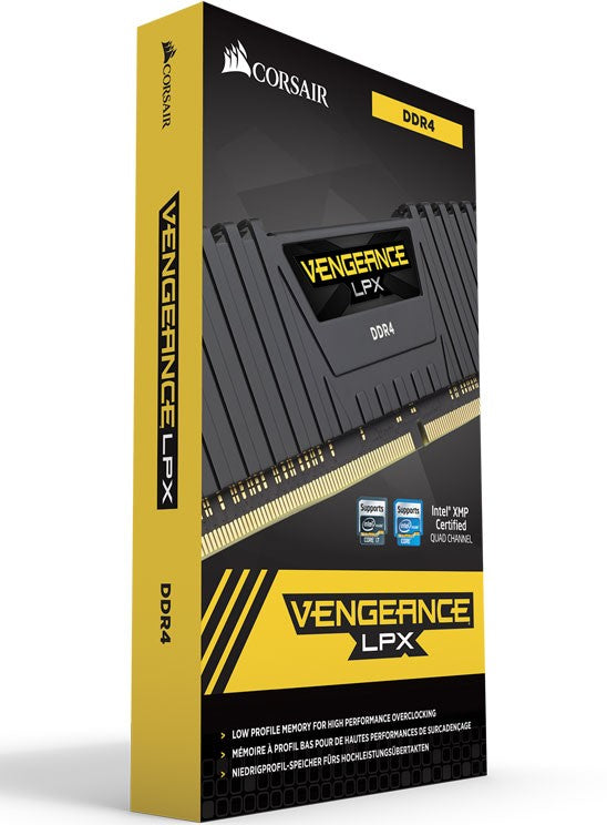 Corsair Corsair Vengeance LPX 16GB (2x8GB) DDR4 3200MHz C16 Desktop Gaming Memory Black - AMD Ryzen (LS)