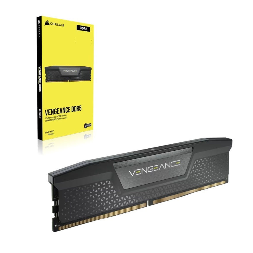 Corsair Corsair Vengeance 64GB (2x32GB) DDR5 DRAM 6400MT/s CL42 Intel XMP Memory Kit - Black