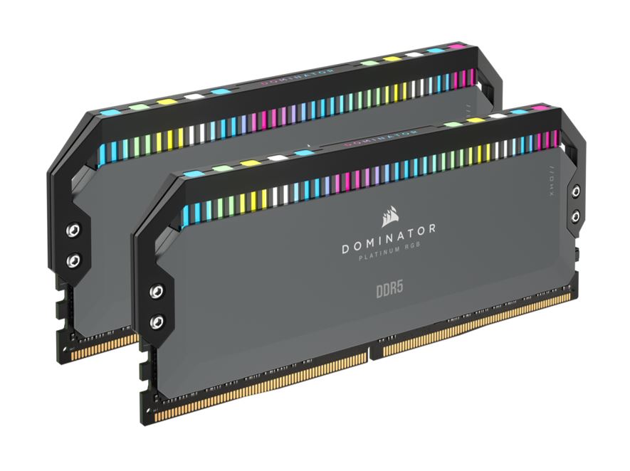 Corsair Corsair Dominator Platinum RGB DDR5 64GB (2 x 32GB) DDR5 5600 CL40-40-40-77 1.25V Intel XMP  AMD EXPO - GREY
