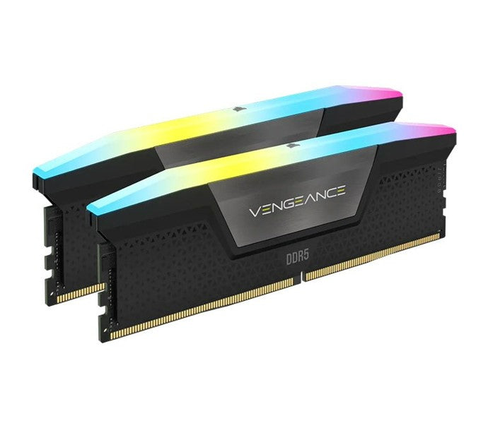 Corsair Corsair Vengeance RGB 32GB (2x16GB) DDR5 UDIMM 6000MHz C36 1.4V Desktop Gaming Memory Black