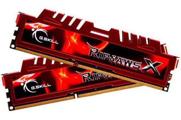 G.SKILL G.SKILL F3-12800CL10D-16GBXL 16GB (2 x 8GB)/ PC3-12800 / DDR3 1600 Mhz/ Timings10-10-10-30/ Voltage1.5V/ RipjawsX