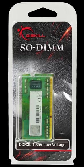 G.SKILL G.SKILL F3-1600C11S-8GSL GB (1 x 8GB)/ PC3-12800 / DDR3 1600 MT/s/ Timings 11-11-11-28/ Voltage 1.35 V/ N