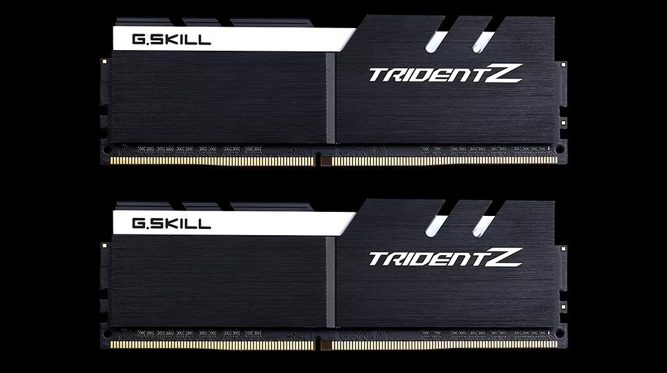 G.SKILL F4-3200C16D-32GTZKW 32GB (2 x 16GB)/ DDR4 3200 MT/ XMP 2.0/Timings 16-18-18-38/ Voltage 1.35V/Trident Z