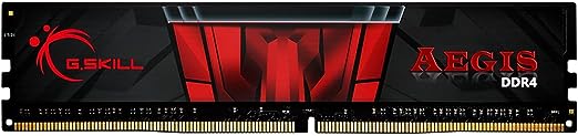 G.SKILL G.SKILL F4-3200C16S-8GIS 8GB (1 x 8GB)/ PC4-25600 / Aegis DDR4 3200 Mhz/ Timings 16-18-18-38/ Voltage 1.35V/ N