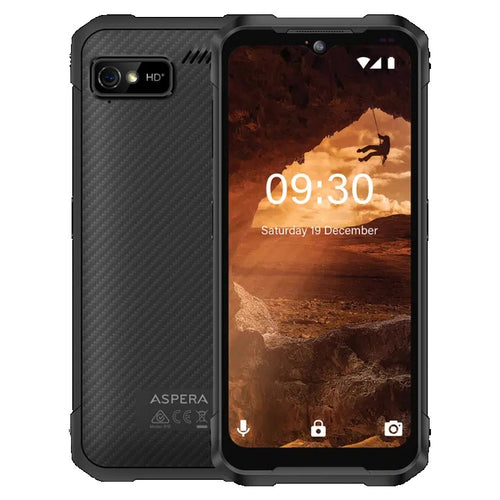 Aspera Aspera R10 4G 128GB - Black (P02243101) *AU STOCK*, 6.5", 4GB/128GB, 13MP/8MP, Dual SIM, 5100mAh, 1 Year Warranty