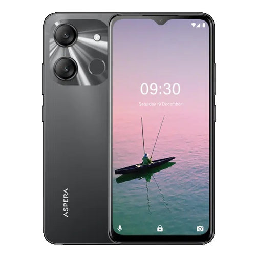 Aspera Aspera Nitro2 4G 64GB - Black (P02242901) *AU STOCK*, 6.6", 3GB/64GB, 13MP/8MP, Dual SIM, 5000mAh, 1 Year Warranty