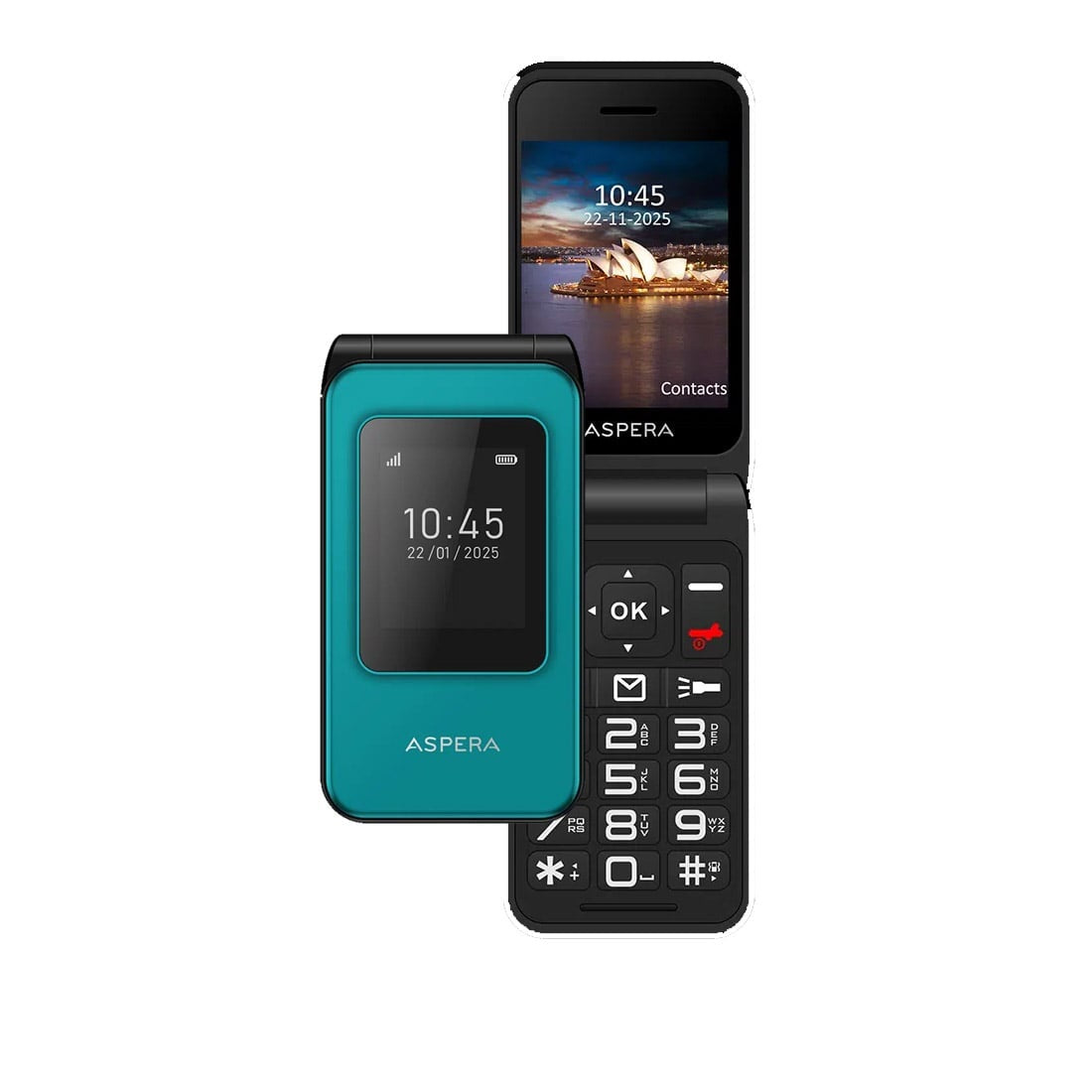 Aspera Aspera F46+ Plus 4G 128MB - Green (P02243701) *AU STOCK*, 2.8", 48MB/128MB, 0.3MP, Nano SIM, 1000mAh, 1 Year Warranty