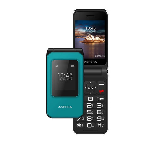Aspera Aspera F46+ Plus 4G 128MB - Green (P02243701) *AU STOCK*, 2.8", 48MB/128MB, 0.3MP, Nano SIM, 1000mAh, 1 Year Warranty