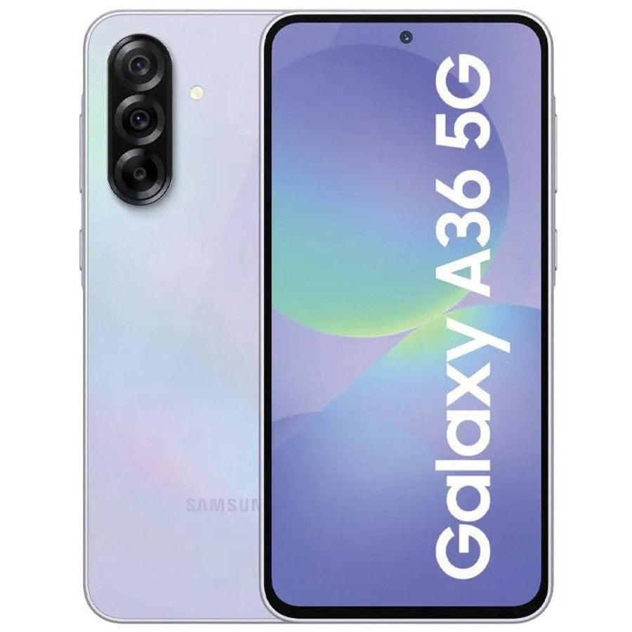 Samsung Galaxy A36 5G 128GB - Awesome Lavender *AU STOCK*, 6.7", Super AMOLED,120Hz, 6GB/128GB, 50MP/12MP, Single+ eSIM, 5000mAh, 2 Years Warranty
