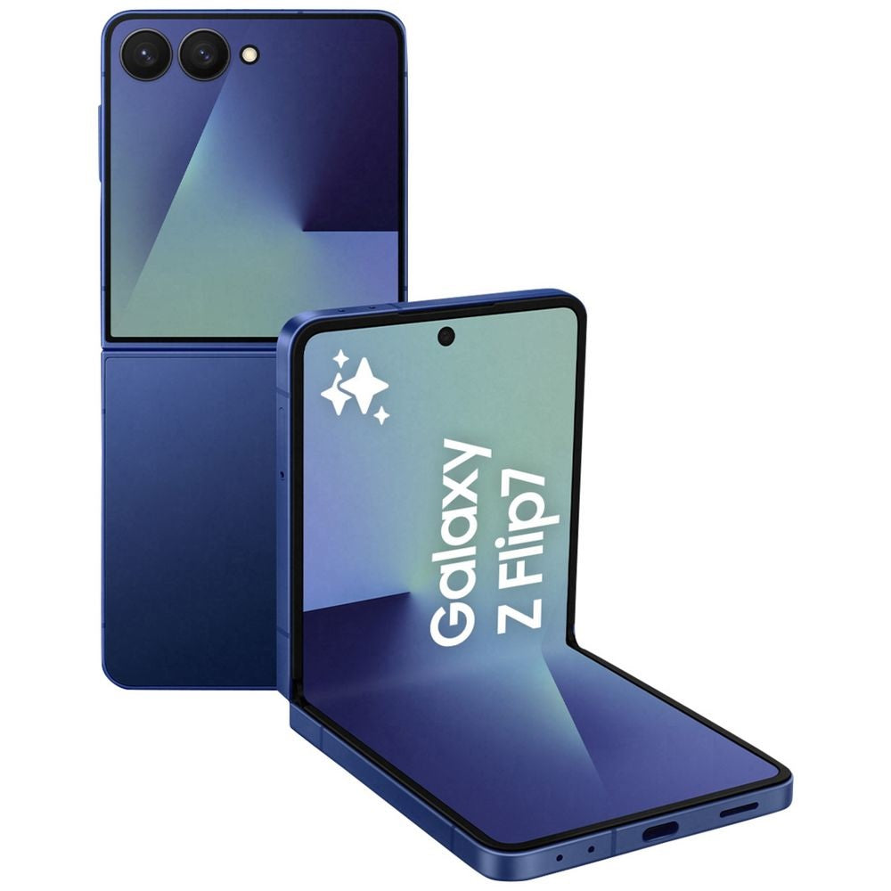 Samsung Galaxy Z Flip7 5G 256GB - Blue Shadow *AU STOCK*, 6.9", Full HD+, 120Hz, 12GB/256GB, 50MP/10MP, Single+ eSIM, 4300mAh, 2 Years Warranty