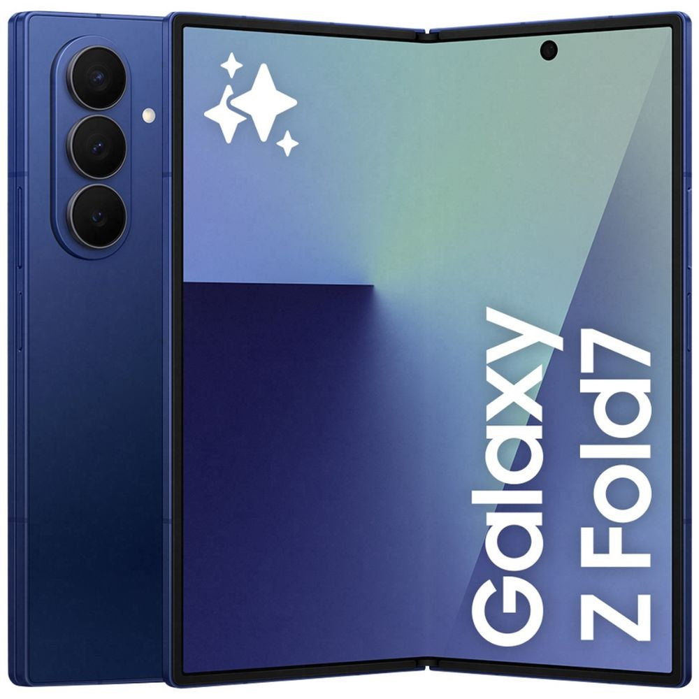 Samsung Galaxy Z Fold7 5G 256GB - Blue Shadow *AU STOCK*, 8.0", QXGA+, 120Hz, 12GB/256GB, 200MP/10MP, Single+ eSIM, 4400mAh, 2 Years Warranty