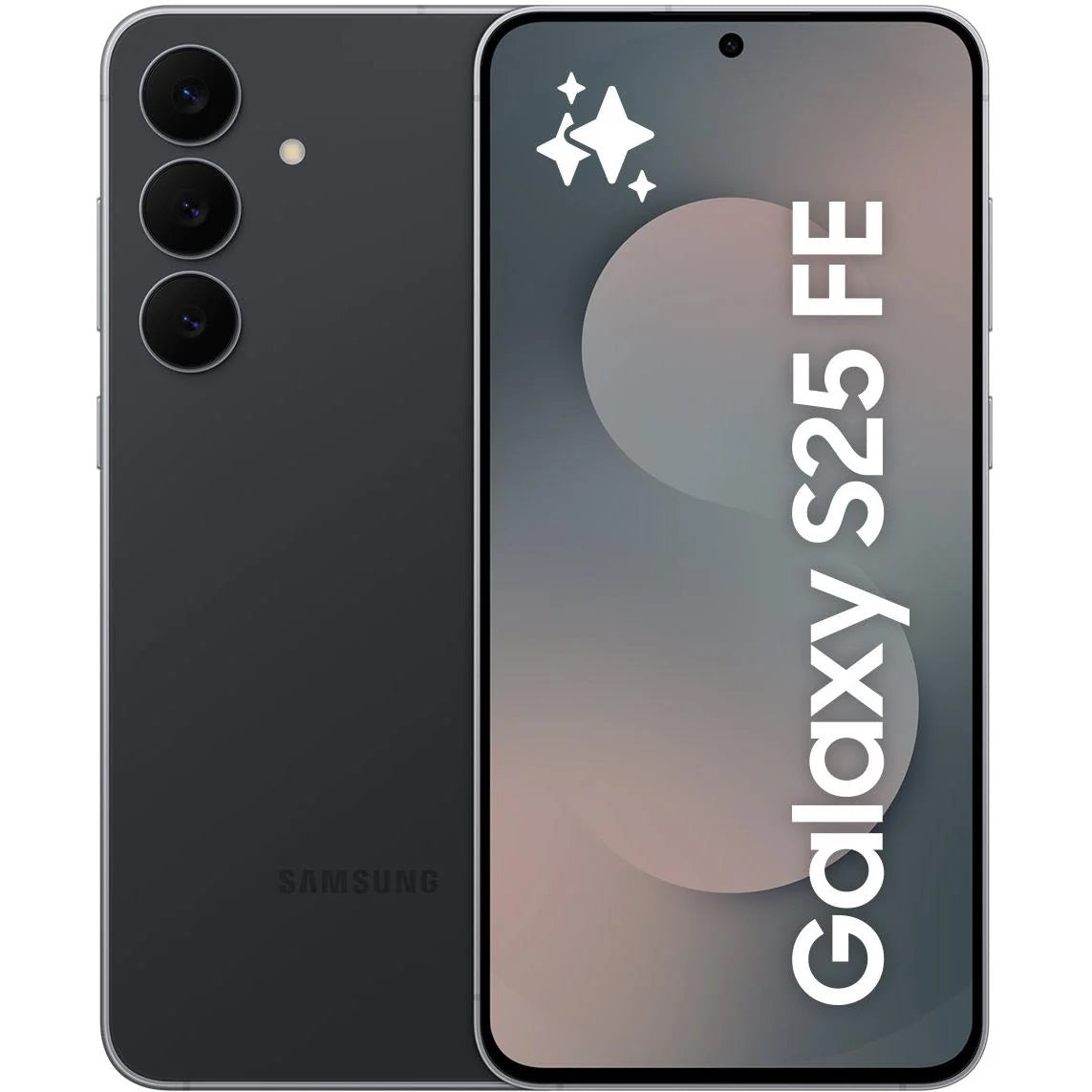 Samsung Galaxy S25 FE 5G 256GB - Jet Black *AU STOCK*, 6.7", Full HD+, 120Hz, 8GB/256GB, 50MP/12MP, Single+ eSIM, AI, 4900mAh, 2 Years Warranty