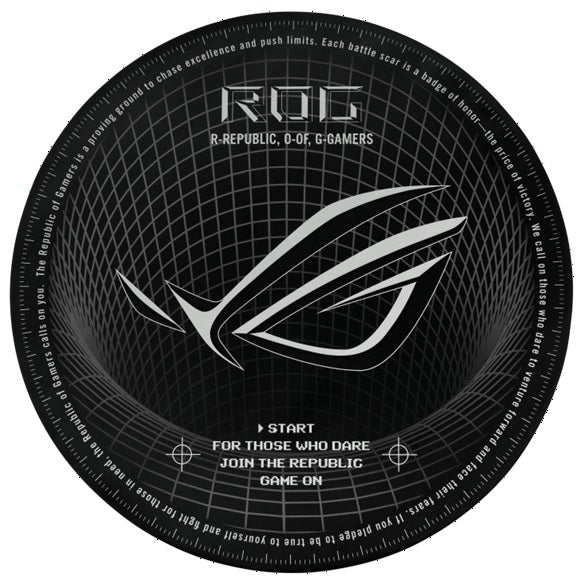 ASUS ROG Cosmic Mat II, floor mat, black, 87% rubber, 13% polyester, 117 cm length