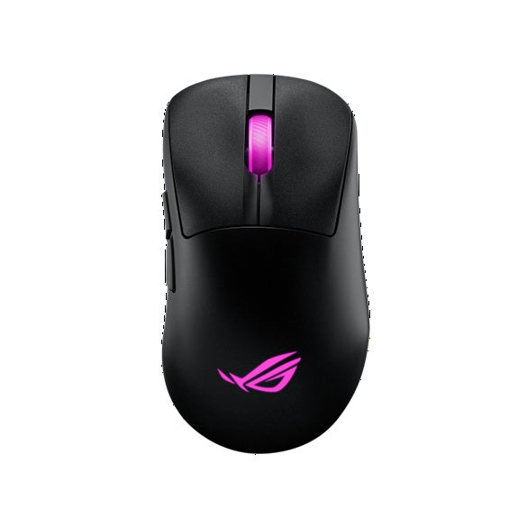 ASUS ROG Keris II Origin Gaming Mouse Black, ROG Micro Switch II, USB/Bluetooth/RF 2.4GHz, 8000 Hz, AURA Sync, 2 m paracord